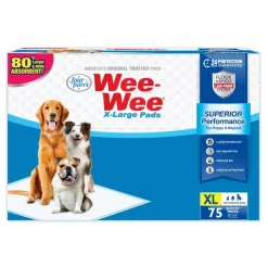 Wee-Wee Extra Large Puppy Pee Pads, 28 x 34-in, Unscented