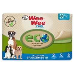 Wee-Wee Eco-Friendly Dog Training Pads, 22 x 23-in, Unscented