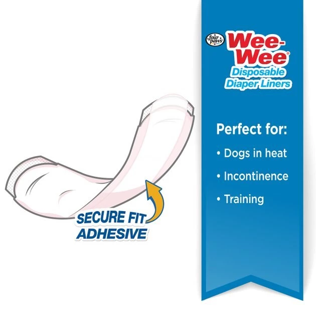 Wee-Wee Disposable Dog Diaper Liner Pads 5 Wee-Wee Disposable Dog Diaper Liner Pads - Image 3