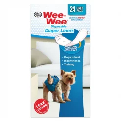 Wee-Wee Disposable Dog Diaper Liner Pads 14 Wee-Wee Disposable Dog Diaper Liner Pads -Four Paws Sales 2022 124518 PT3. SY630 V1605134815
