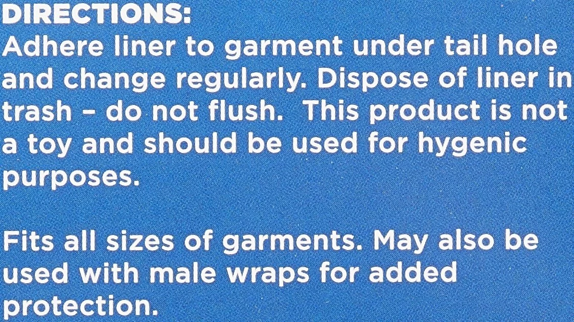 Wee-Wee Disposable Dog Diaper Super Absorbent Liner Pads 4 Wee-Wee Disposable Dog Diaper Super Absorbent Liner Pads - Image 2