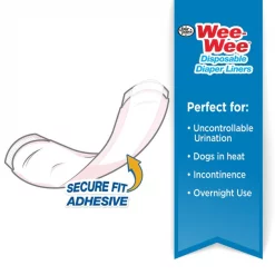 Wee-Wee Disposable Dog Diaper Super Absorbent Liner Pads 12 Wee-Wee Disposable Dog Diaper Super Absorbent Liner Pads -Four Paws Sales 2022 124520 PT2. SY630 V1605145935