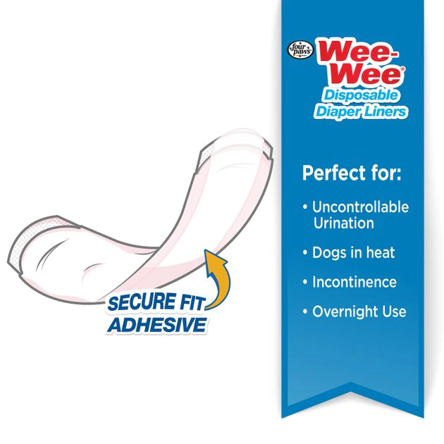Wee-Wee Disposable Dog Diaper Super Absorbent Liner Pads 5 Wee-Wee Disposable Dog Diaper Super Absorbent Liner Pads - Image 3
