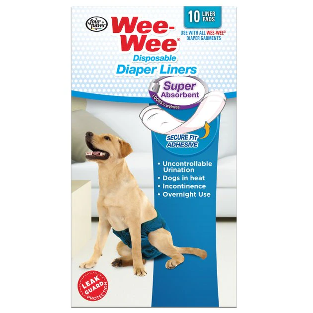 Wee-Wee Disposable Dog Diaper Super Absorbent Liner Pads 6 Wee-Wee Disposable Dog Diaper Super Absorbent Liner Pads - Image 4