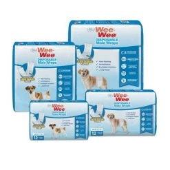 Wee-Wee Disposable Male Dog Wraps -Four Paws Sales 2022 124525 pt5. SY630 V1576616724