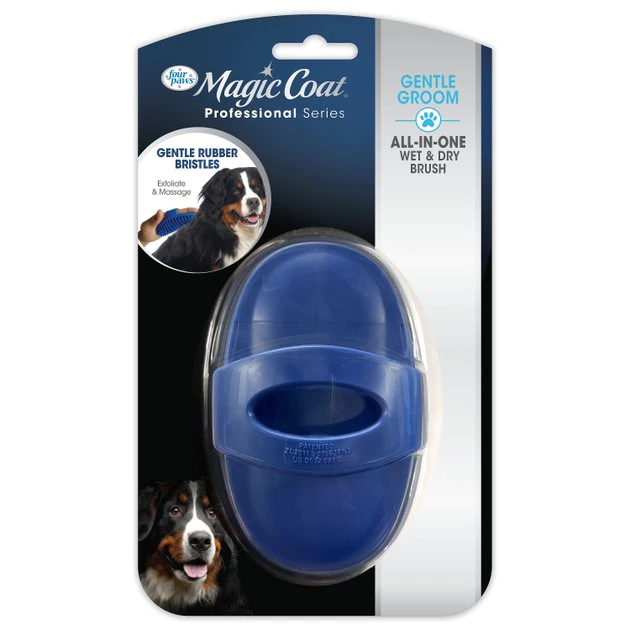 Four Paws Magic Coat Professional Series All-In-One Wet & Dry Dog Brush 3 Four Paws Magic Coat Professional Series All-In-One Wet & Dry Dog Brush
