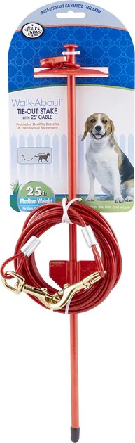 Four Paws Roam About Dog Tie Out Stake 3 Four Paws Roam About Dog Tie Out Stake