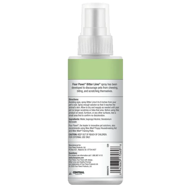 Four Paws Healthy Promise Dog & Cat Bitter Lime Deterrent Spray 4 Four Paws Healthy Promise Dog & Cat Bitter Lime Deterrent Spray - Image 2