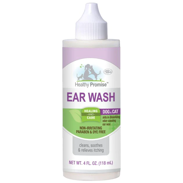 Four Paws Healthy Promise Dog & Cat Ear Wash 2 Four Paws Healthy Promise Dog & Cat Ear Wash