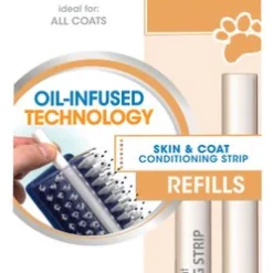 Four Paws Magic Coat Hypo Allergenic Skin & Coat Conditioning Strip Refills, 2-pack