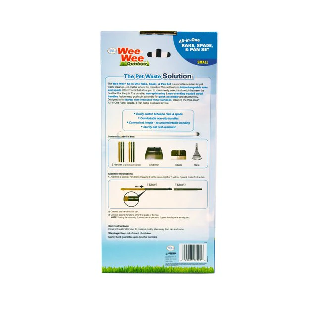 Four Paws All-in-One Rake, Spade & Pan Dog Waste Set 4 Four Paws All-in-One Rake, Spade & Pan Dog Waste Set - Image 2