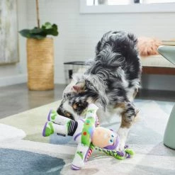 Pixar Buzz Lightyear Plush with Rope Squeaky Dog Toy -Four Paws Sales 2022 220593 PT3. SY630 V1612366641