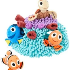 Pixar Finding Nemo's Anemone Hide & Seek Puzzle Plush Squeaky Dog Toy
