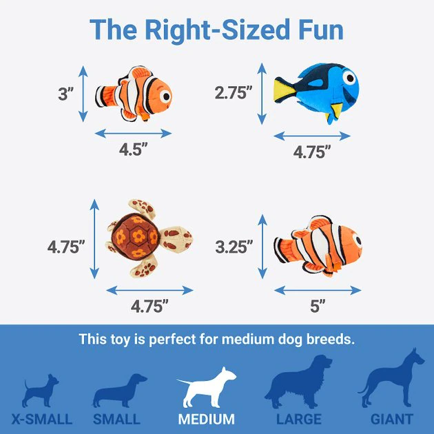 Pixar Finding Nemo's Anemone Hide & Seek Puzzle Plush Squeaky Dog Toy 5 Pixar Finding Nemo's Anemone Hide & Seek Puzzle Plush Squeaky Dog Toy - Image 3