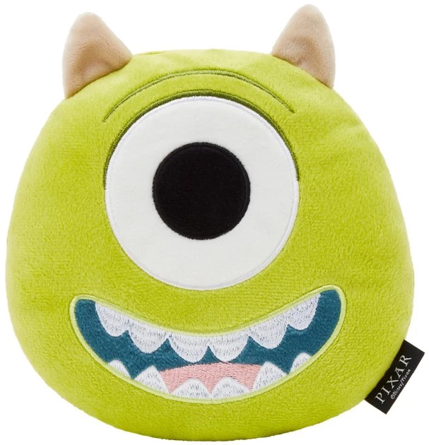 Pixar Mike Wazowski Round Plush Squeaky Dog Toy 3 Pixar Mike Wazowski Round Plush Squeaky Dog Toy