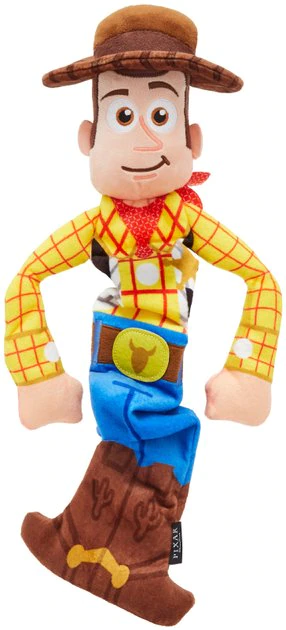 Pixar Woody Bungee Plush Squeaky Dog Toy 3 Pixar Woody Bungee Plush Squeaky Dog Toy