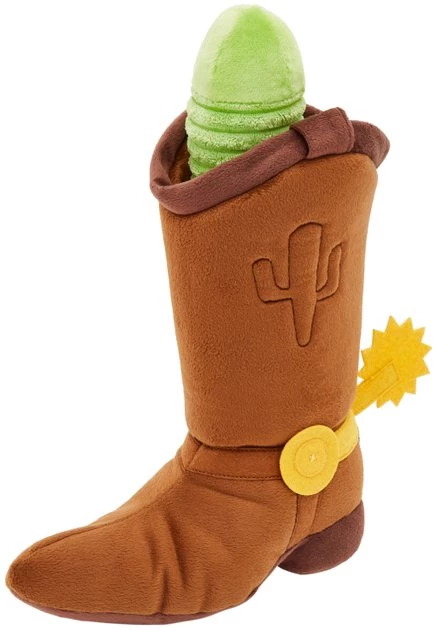 Pixar Woody's Boot Plush Squeaky Dog Toy 3 Pixar Woody's Boot Plush Squeaky Dog Toy