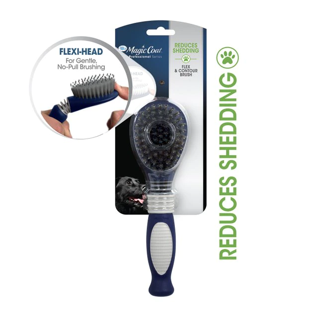Four Paws Magic Coat Professional Series Flexi-Head Bristle Dog Grooming Brush 5 Four Paws Magic Coat Professional Series Flexi-Head Bristle Dog Grooming Brush - Image 3