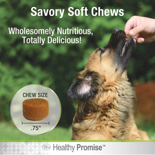 Four Paws Healthy Promise Advanced Formula Hip & Joint Support 7x Superblend Liver Flavor Soft Chews Dog Supplement 8 Four Paws Healthy Promise Advanced Formula Hip & Joint Support 7x Superblend Liver Flavor Soft Chews Dog Supplement - Image 6