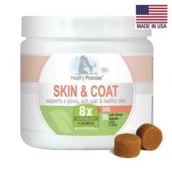 Four Paws Healthy Promise Skin & Coat Support 8x Superblend Liver Flavor Soft Chews Dog Supplement, 90 count -Four Paws Sales 2022 249491 PT2. SY630 V1597936862