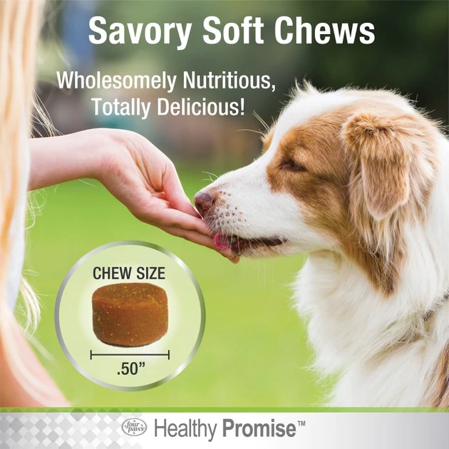 Four Paws Healthy Promise Pre & Probiotics Digestive Tract Health Support Chicken Flavor Soft Chews Dog Supplement, 90 count 6 Four Paws Healthy Promise Pre & Probiotics Digestive Tract Health Support Chicken Flavor Soft Chews Dog Supplement, 90 count - Image 4