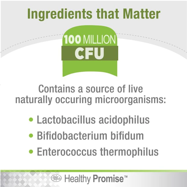 Four Paws Healthy Promise Pre & Probiotics Digestive Tract Health Support Chicken Flavor Soft Chews Cat Supplement, 90 count 7 Four Paws Healthy Promise Pre & Probiotics Digestive Tract Health Support Chicken Flavor Soft Chews Cat Supplement, 90 count - Image 5