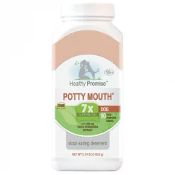 Four Paws Healthy Promise Potty Mouth Tablets Coprophagia Stool Eating Deterrent Supplement for Dogs, 90 count