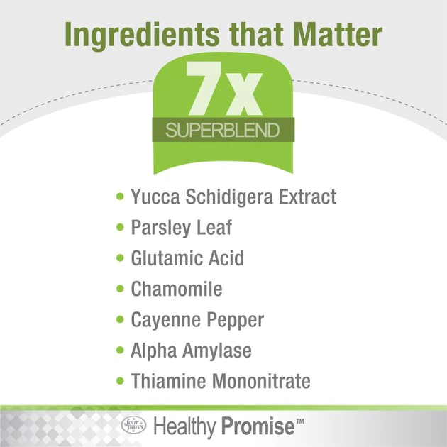 Four Paws Healthy Promise Potty Mouth Tablets Coprophagia Stool Eating Deterrent Supplement for Dogs, 90 count 7 Four Paws Healthy Promise Potty Mouth Tablets Coprophagia Stool Eating Deterrent Supplement for Dogs, 90 count - Image 5