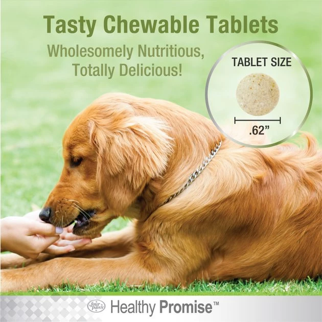 Four Paws Healthy Promise Potty Mouth Tablets Coprophagia Stool Eating Deterrent Supplement for Dogs, 90 count 8 Four Paws Healthy Promise Potty Mouth Tablets Coprophagia Stool Eating Deterrent Supplement for Dogs, 90 count - Image 6