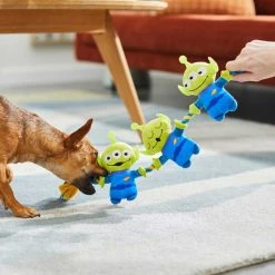 Pixar Aliens Plush with Rope Squeaky Toy + Buzz Lightyear Round Plush Squeaky Dog Toy -Four Paws Sales 2022 302542 PT3. SY630 V1623036756