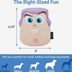 Pixar Aliens Plush with Rope Squeaky Toy + Buzz Lightyear Round Plush Squeaky Dog Toy -Four Paws Sales 2022 302542 PT5. SY630 V1623085355