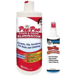 Four Paws||Wee-Wee Four Paws Pee-Pee Advanced Formula Dog Stain & Odor Eliminator + Wee-Wee Housebreaking Aid Pump Spray