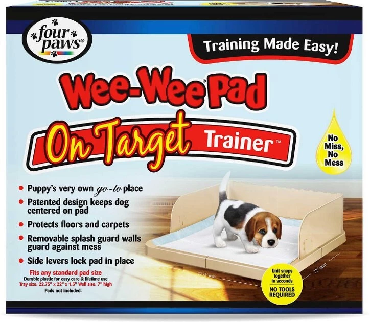 Wee-Wee||Frisco Wee-Wee Pad On Target Trainer + Frisco Dog Training & Potty Pads, 22 x 23-in, 200 count, Unscented 4 Wee-Wee||Frisco Wee-Wee Pad On Target Trainer + Frisco Dog Training & Potty Pads, 22 x 23-in, 200 count, Unscented - Image 2