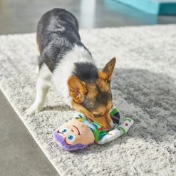 Pixar Buzz Lightyear Bungee Plush Squeaky Dog Toy + Buzz Lightyear Teaser Cat Toy with Catnip -Four Paws Sales 2022 319546 PT3. SY630 V1630616799