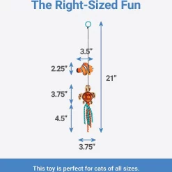 Pixar Finding Nemo's Anemone Hide and Seek Puzzle Plush Squeaky Dog Toy + Nemo & Squirt Bouncy Cat Toy with Catnip -Four Paws Sales 2022 319548 PT6. SY630 V1630623971