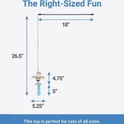 Pixar Woody Plush Kicker + Buzz Lightyear Teaser Cat Toy with Catnip -Four Paws Sales 2022 319550 PT5. SY630 V1630624274