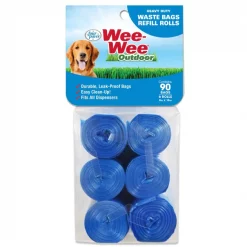 Four Paws Wee-Wee Outdoor Heavy Duty Dog Waste Bag, 90 count
