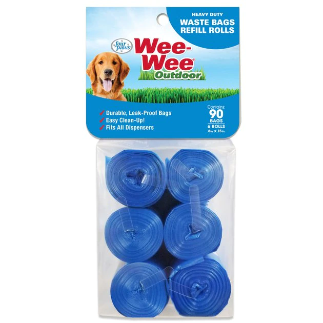 Four Paws Wee-Wee Outdoor Heavy Duty Dog Waste Bag, 90 count 3 Four Paws Wee-Wee Outdoor Heavy Duty Dog Waste Bag, 90 count