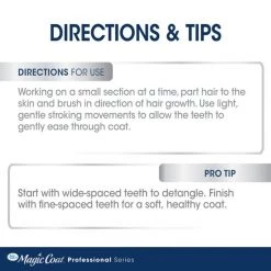 Four Paws Magic Coat Professional Series Non-Slip Grip Dog Comb, Blue -Four Paws Sales 2022 329432 PT3. SY630 V1634680368