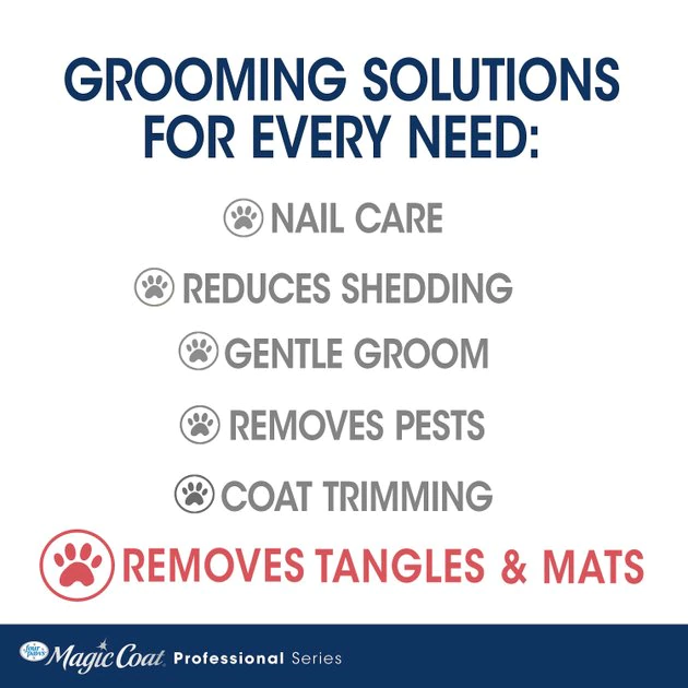 Four Paws Magic Coal Professional Series 3-in-1 Knot Away for Dogs & Cats, Blue 9 Four Paws Magic Coal Professional Series 3-in-1 Knot Away for Dogs & Cats, Blue - Image 7