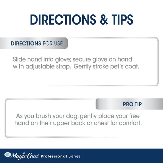 Four Paws Magic Coat Professional Series Comfort Tips Deluxe Dog Grooming Glove 8 Four Paws Magic Coat Professional Series Comfort Tips Deluxe Dog Grooming Glove - Image 6