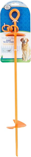 Four Paws Giant Tie Out Stake 3 Four Paws Giant Tie Out Stake