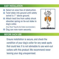 Four Paws Walk-About Spiral Tie-Out Stake -Four Paws Sales 2022 67715 PT3. SY630 V1627353487