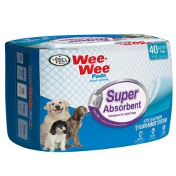 Wee-Wee Pads Unscented Super Absorbent Adult Dog Pee Pads, 24x24-in