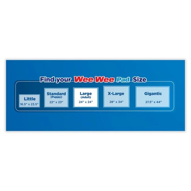 Wee-Wee Pads Unscented Super Absorbent Adult Dog Pee Pads, 24x24-in 6 Wee-Wee Pads Unscented Super Absorbent Adult Dog Pee Pads, 24x24-in - Image 5