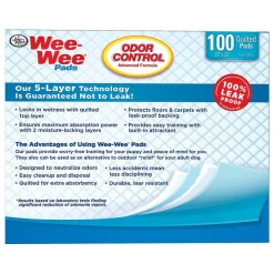 Wee-Wee Odor Control Dog Pee Pads, 22 x 23-in, Unscented -Four Paws Sales 2022 78004 PT7. SY630 V1646867793