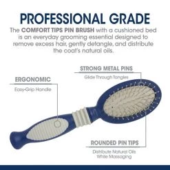 Four Paws Magic Coat Pin Brush for Dogs -Four Paws Sales 2022 79028 PT2. SY630 V1630363293